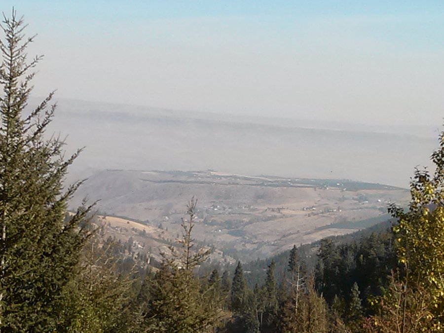 Smoke Filled Wenatchee Valley